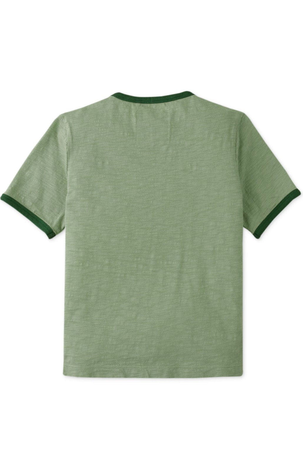 جينجرسنابس تيشيرت ولادي بطبعة أمامية نص كم - أخضر