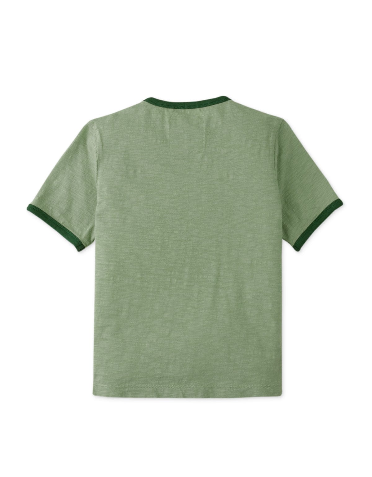 جينجرسنابس تيشيرت ولادي بطبعة أمامية نص كم - أخضر