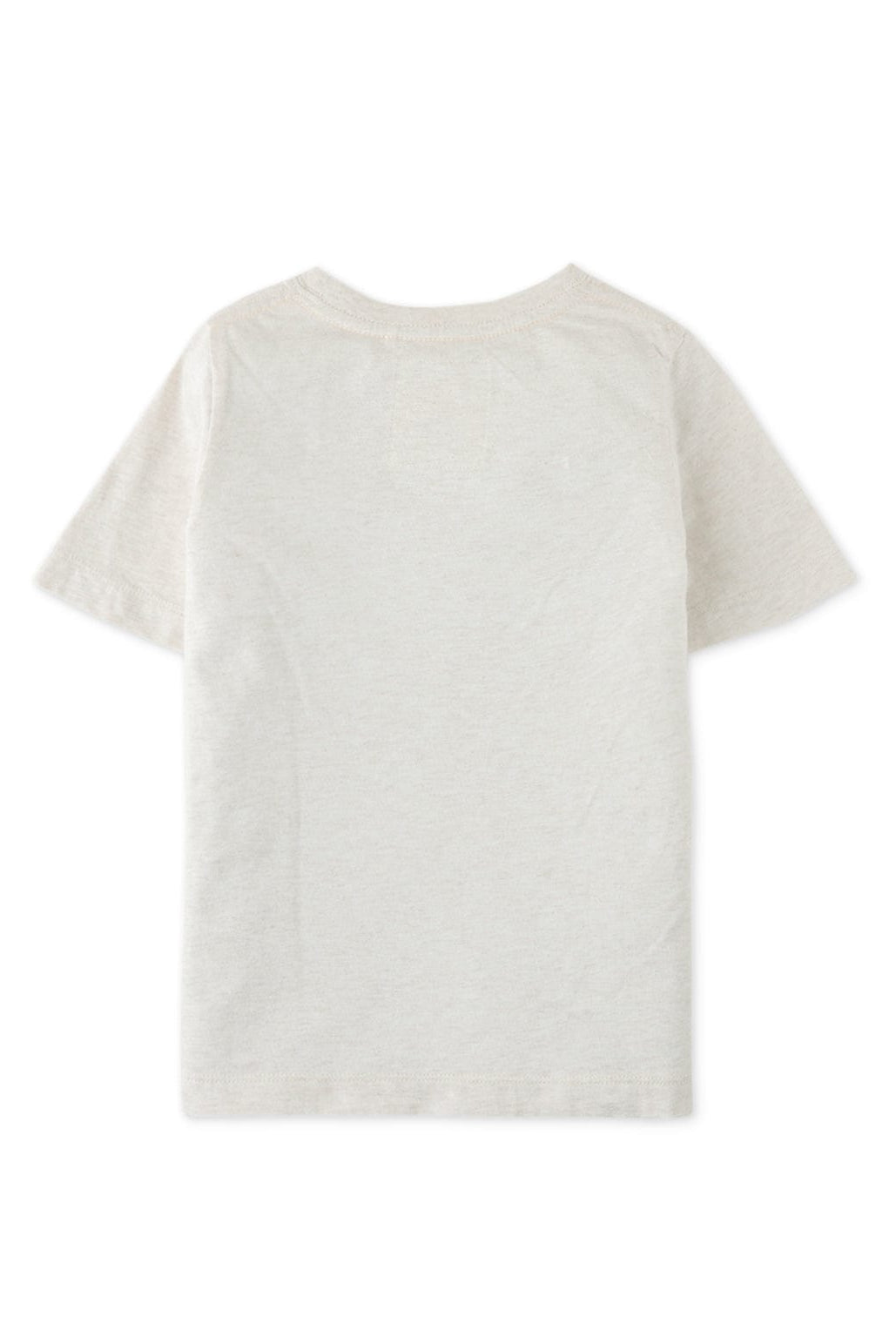 جينجرسنابس تيشيرت ولادي نص كم بنقشة أمامية مطبوعة