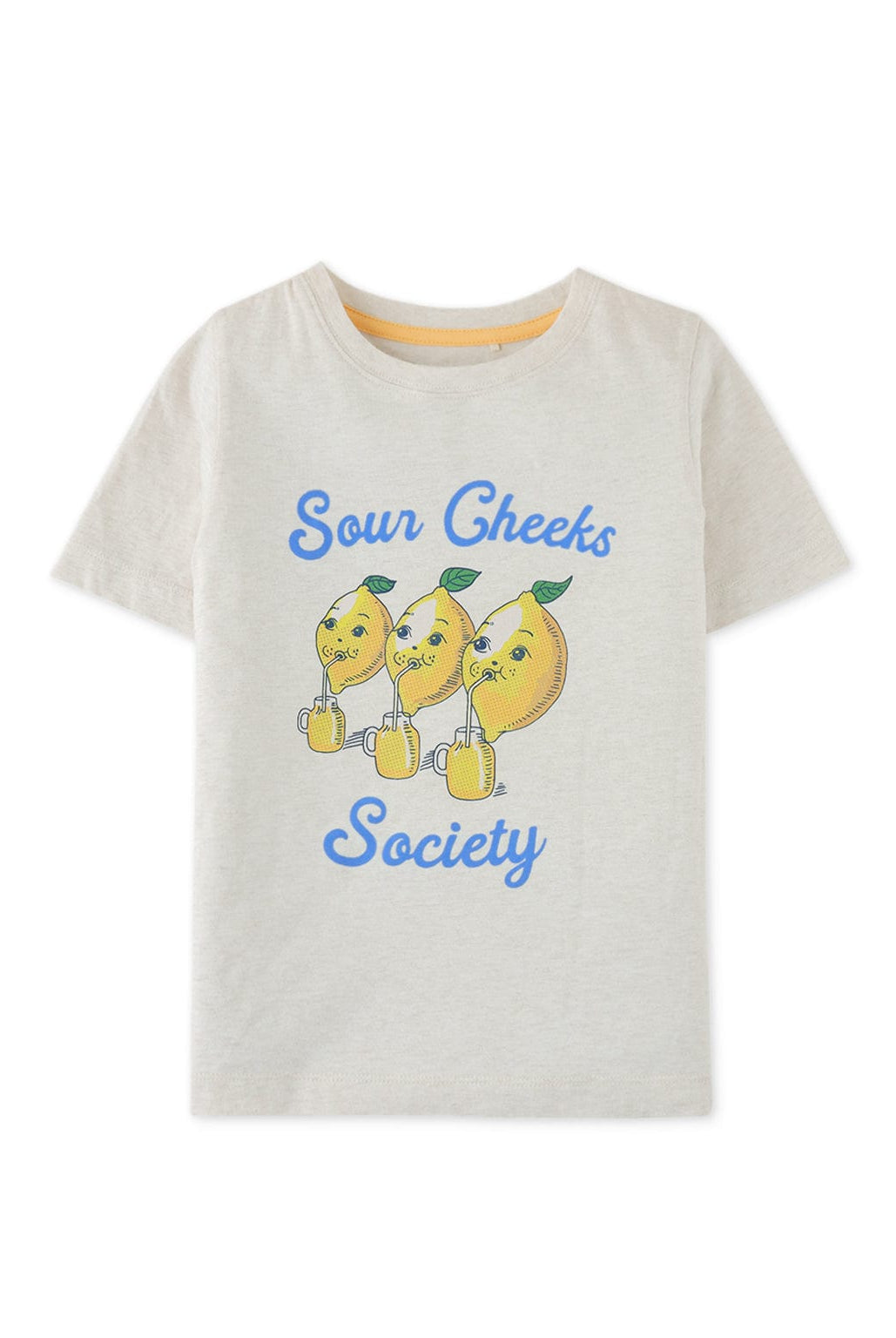 جينجرسنابس تيشيرت ولادي نص كم بنقشة أمامية مطبوعة