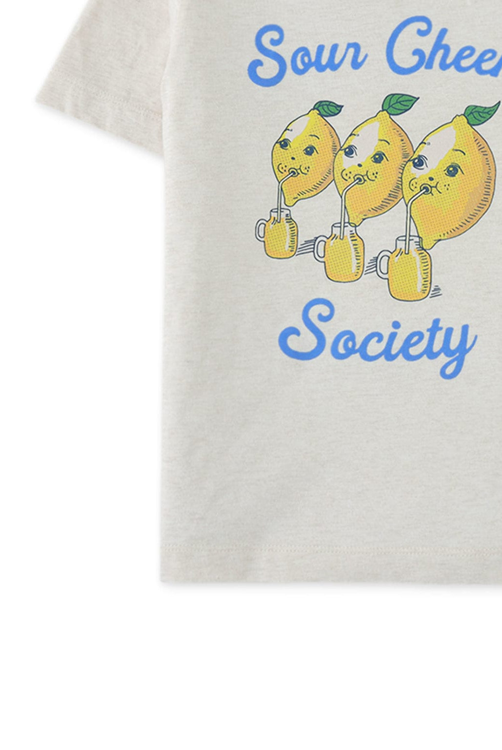 جينجرسنابس تيشيرت ولادي نص كم بنقشة أمامية مطبوعة