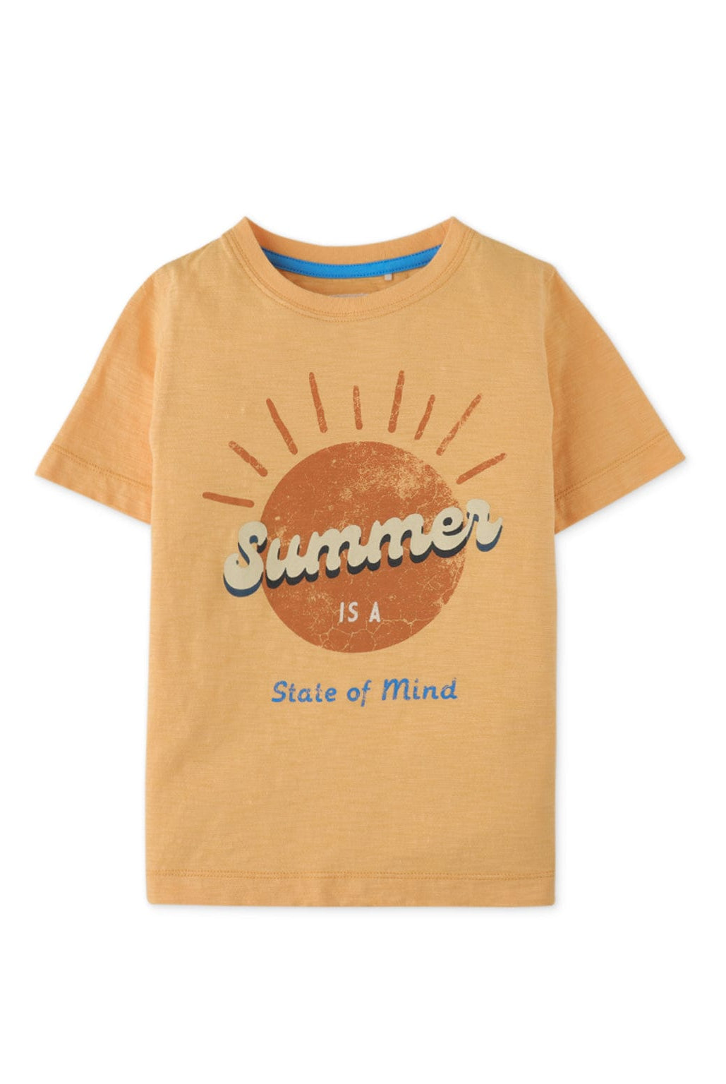 جينجرسنابس تيشيرت ولادي نص كم بنقشة من الأمام