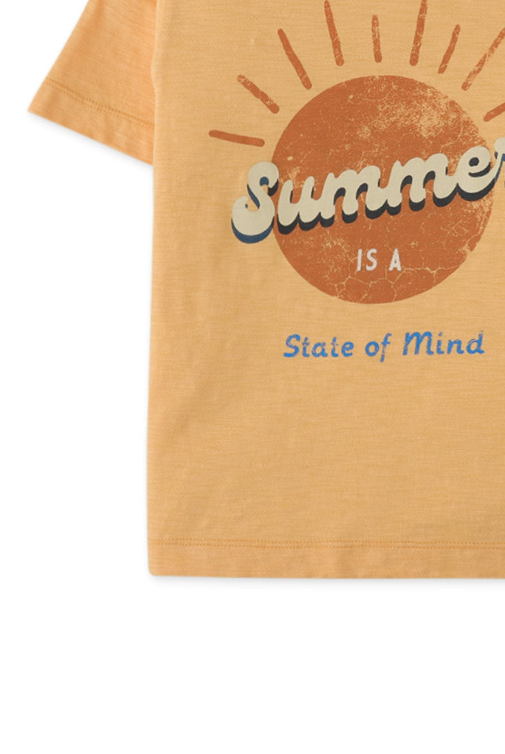 جينجرسنابس تيشيرت ولادي نص كم بنقشة من الأمام