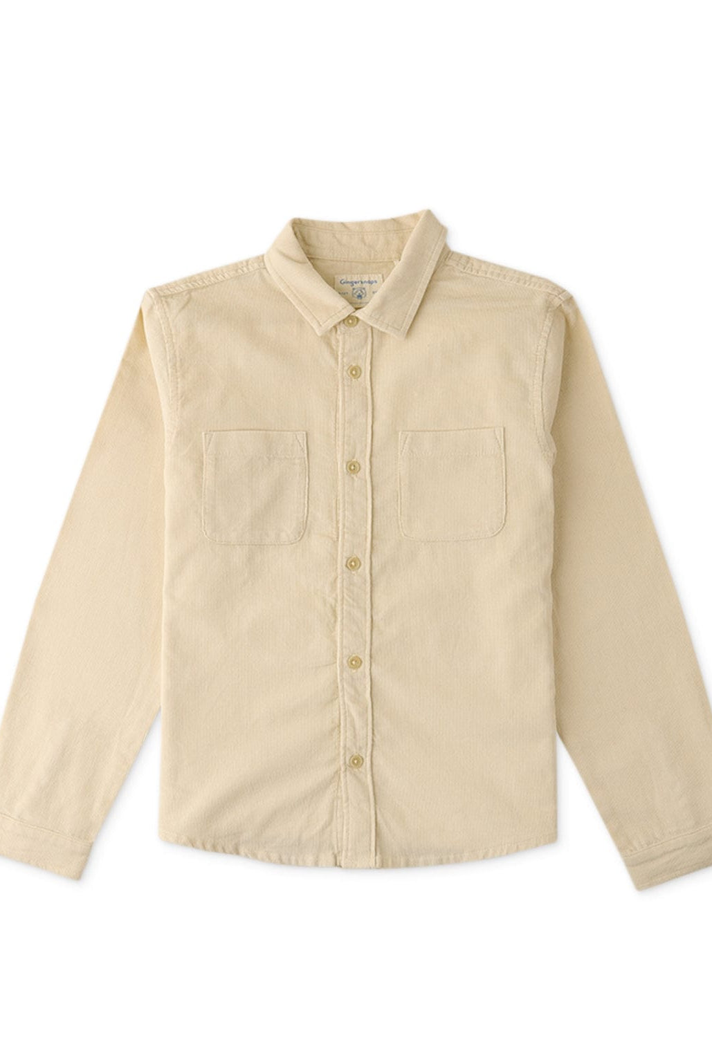 جينجرسنابس قميص بولو ولادي بجيوب على الصدر بيج