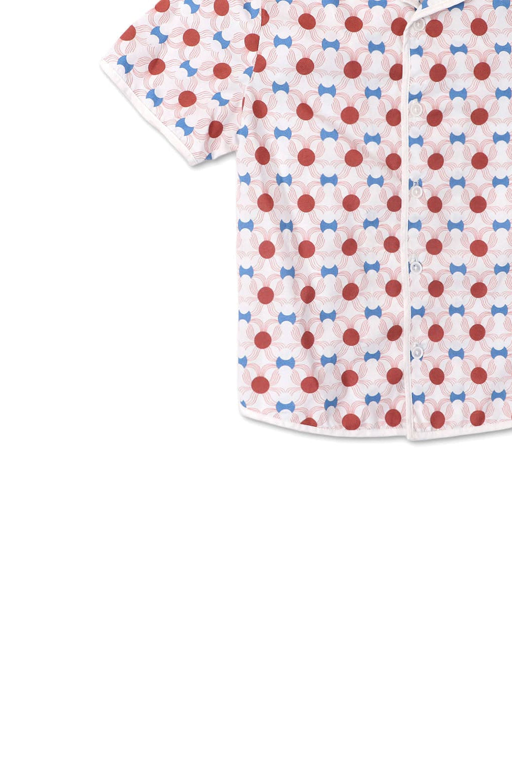 جينجرسنابس قميص بولو ولادي بأزرار أمامية نص كم متعدد الألوان