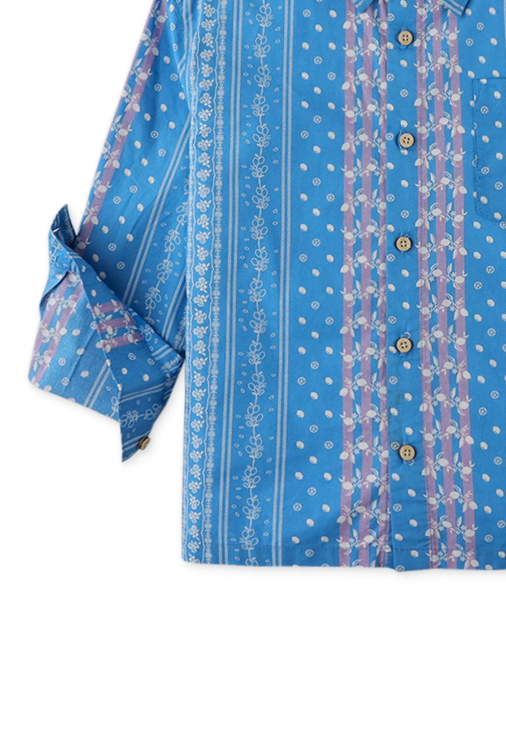 جينجرسنابس قميص بولو ولادي منقوش بأزرار أمامية