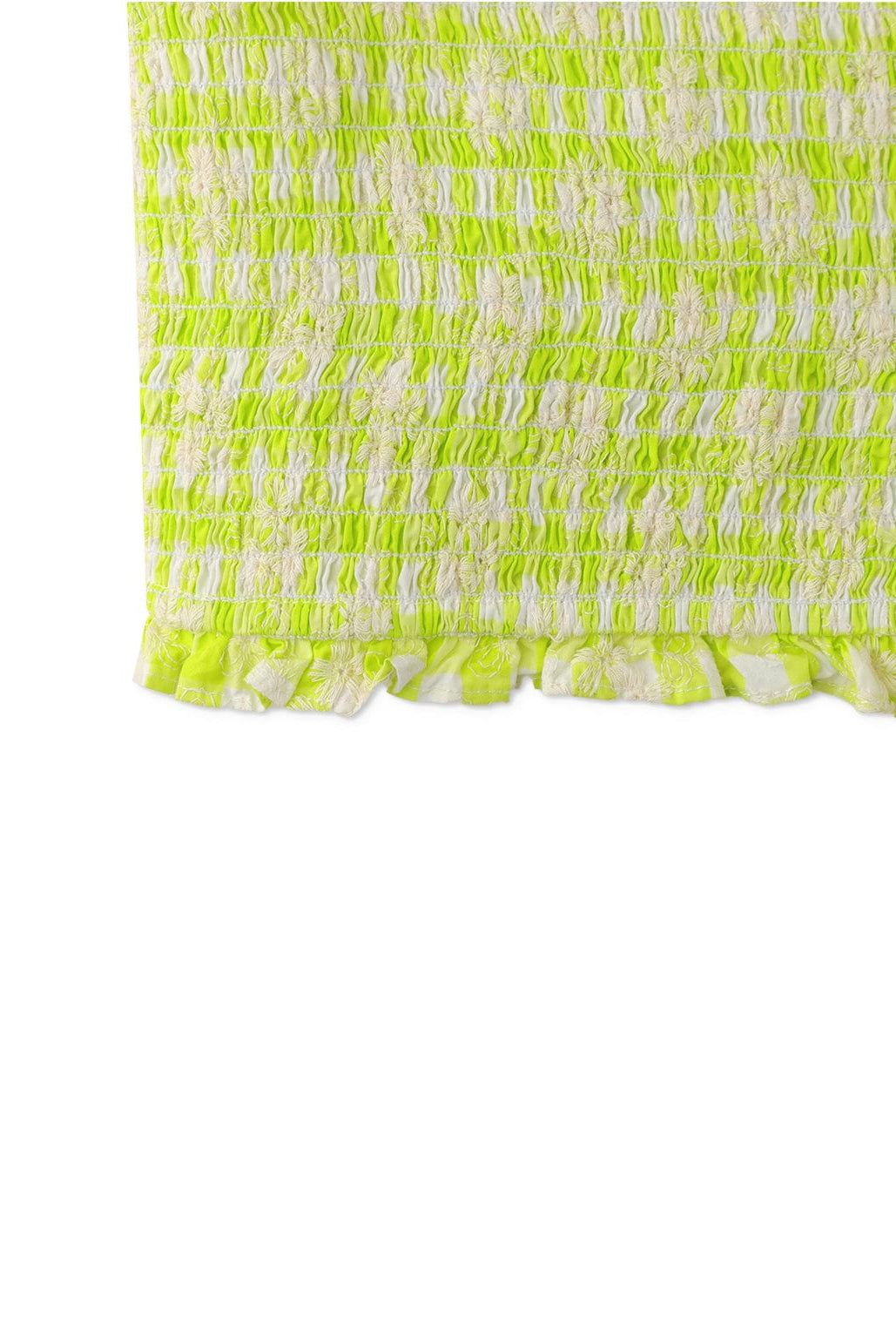 جينجرسنابس بلوزة بناتي مطاطة بحمالات عريضة رمادي نيون