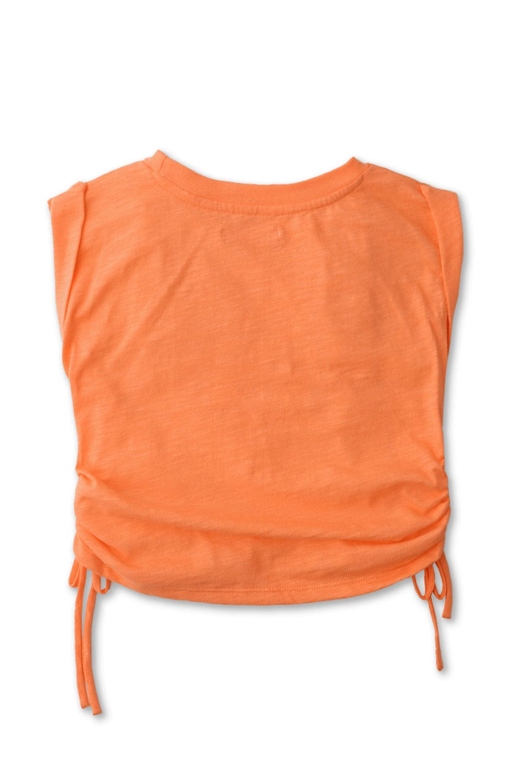 جينجرسنابس بلوزة بناتي سادة كت رقبة دائرية برتقالي