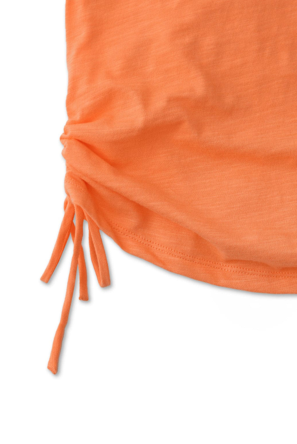 جينجرسنابس بلوزة بناتي سادة كت رقبة دائرية برتقالي