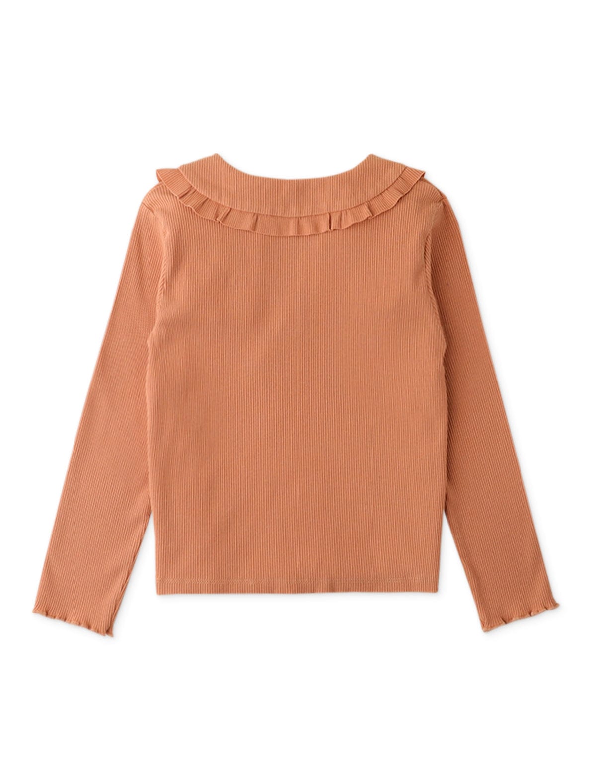 جينجرسنابس بلوزة بناتي بياقة سادة وازرار بيج