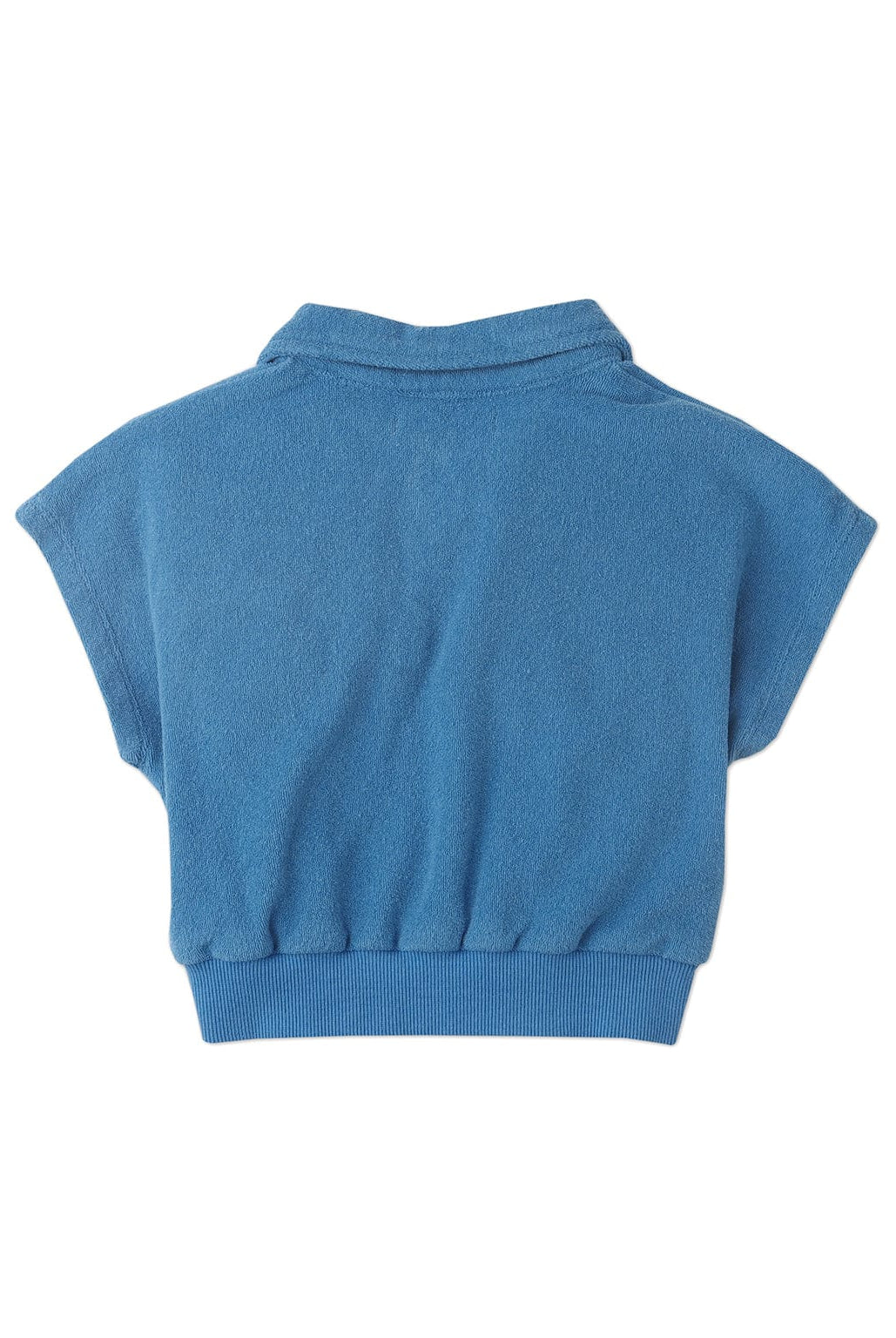 جينجرسنابس بلوزة بناتي برباط عالياقة أزرق