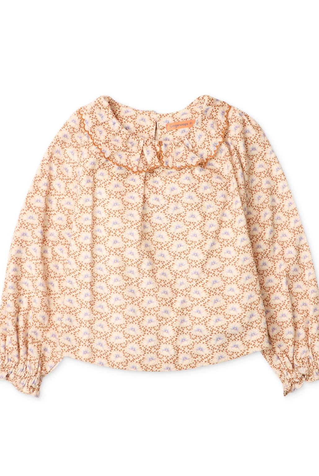 جينجرسنابس بلوزة بناتي مشجرة بكرانيش متعدد الألوان