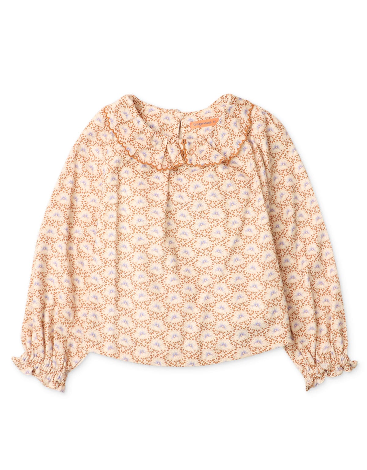 جينجرسنابس بلوزة بناتي مشجرة بكرانيش متعدد الألوان