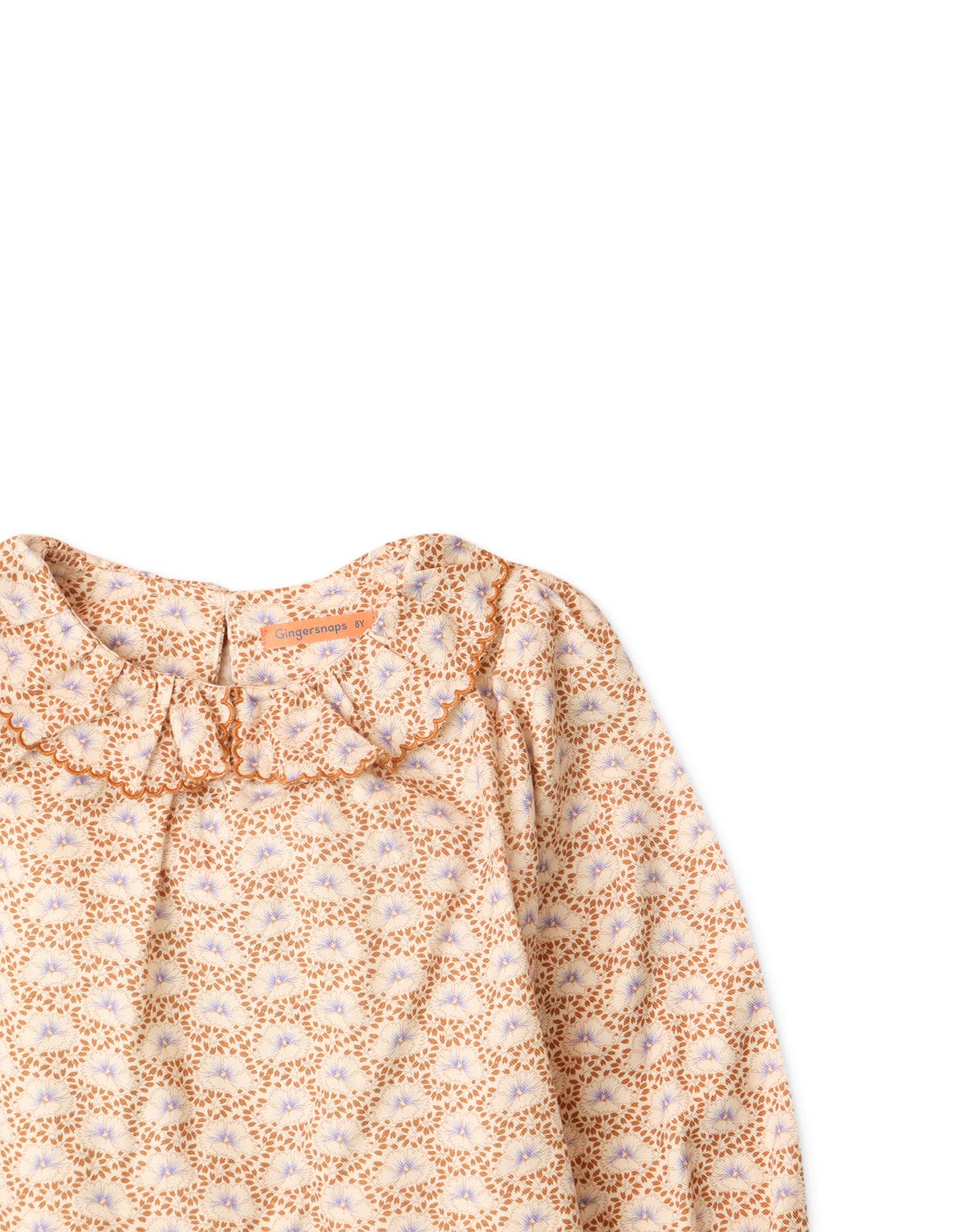 جينجرسنابس بلوزة بناتي مشجرة بكرانيش متعدد الألوان