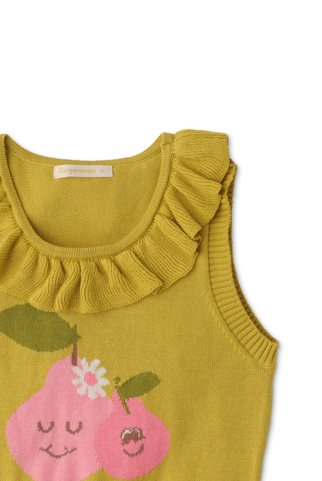 جينجرسنابس بلوزة بنقشة فاكهة كت بناتي أخضر