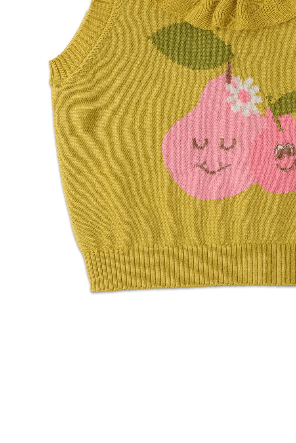 جينجرسنابس بلوزة بنقشة فاكهة كت بناتي أخضر