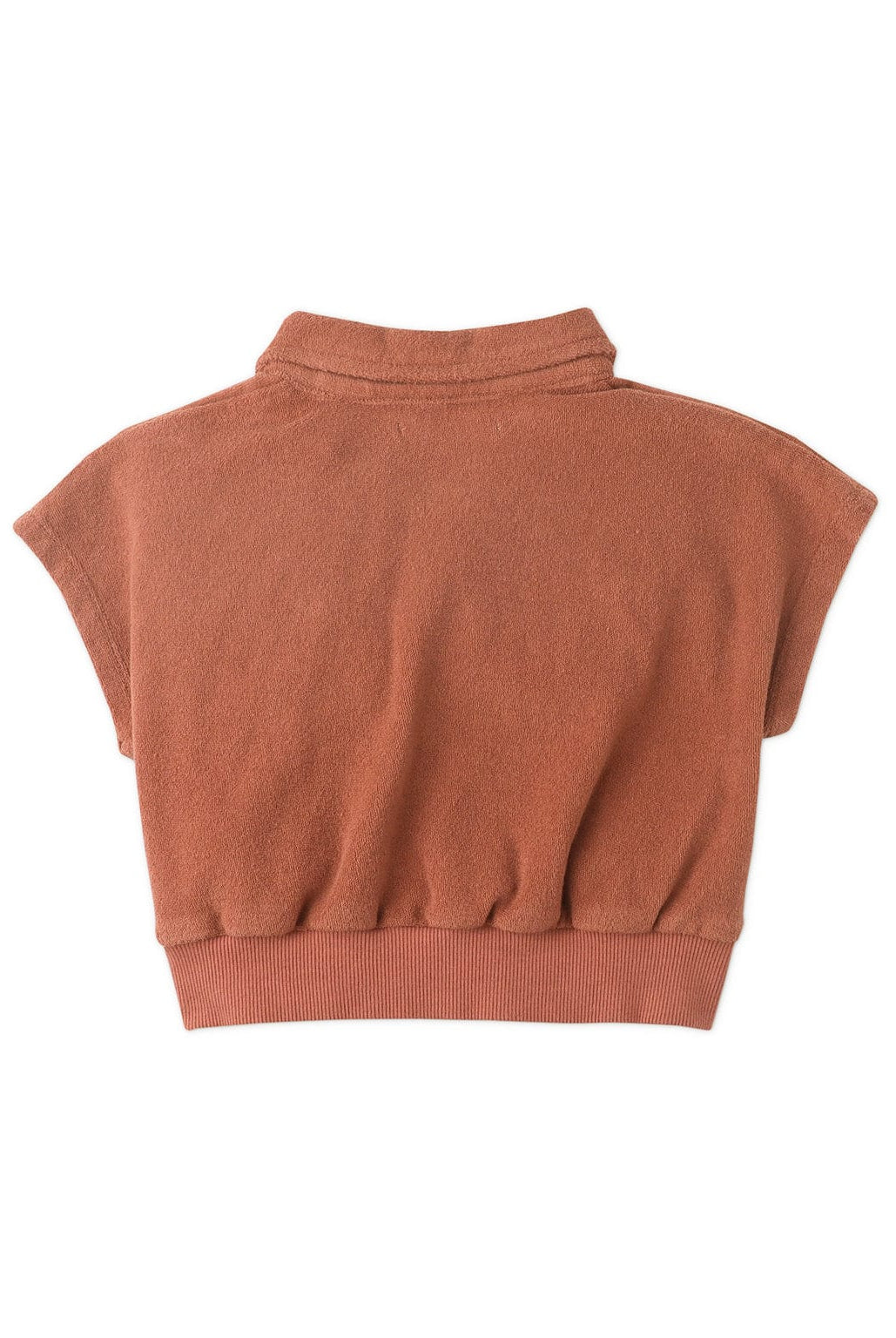 جينجرسنابس بلوزة بناتي برباط عالياقة وجيب بني