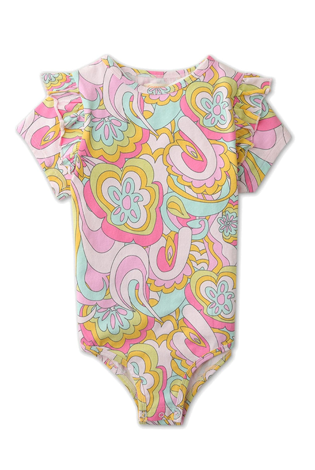 جينجرسنابس بودي سوت بناتي مشجرة نص كم متعدد الألوان