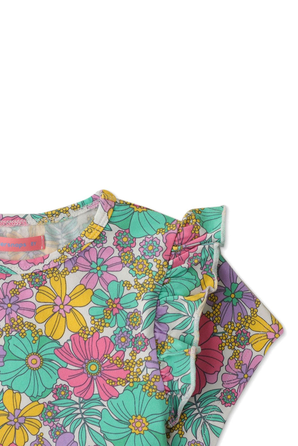 جينجرسنابس بودي سوت بناتي موردة نص كم متعدد الألوان