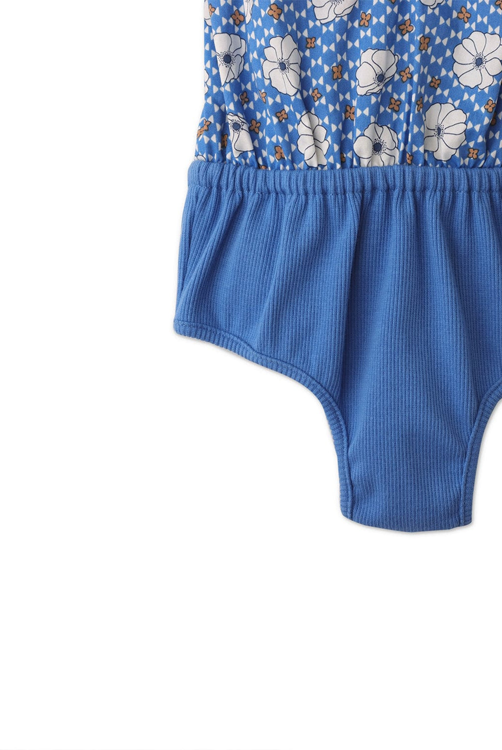 جينجرسنابس بودي سوت بناتي منقوش بزهور أزرق