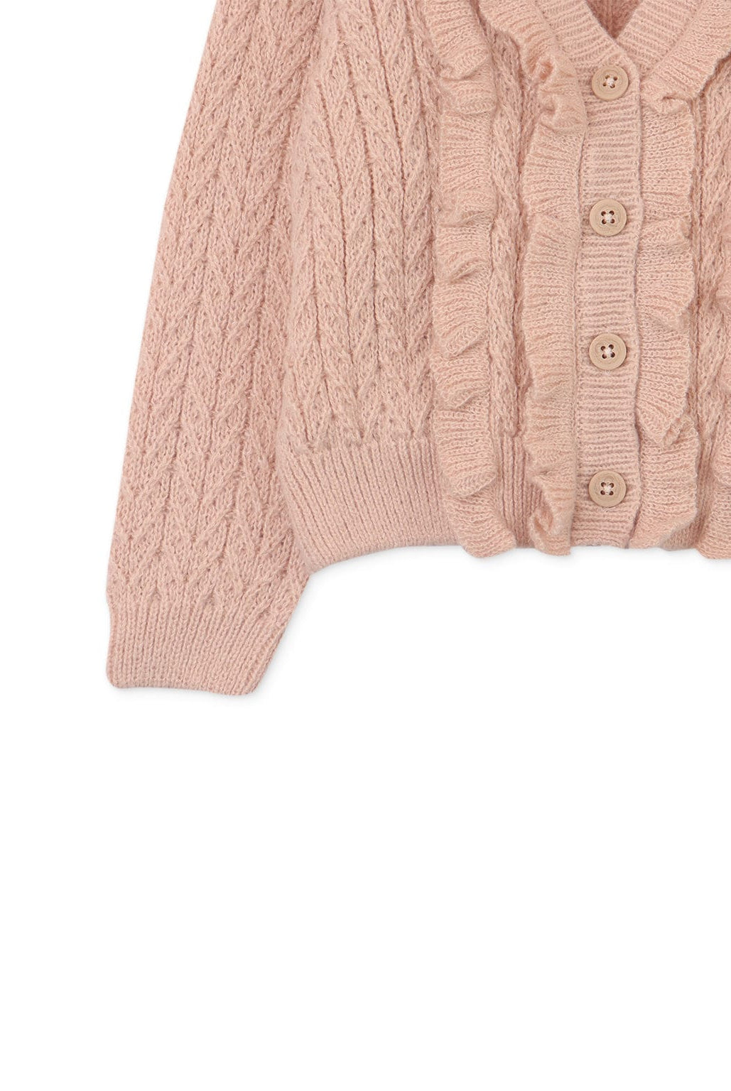 جينجرسنابس بلوفر بناتي بازرار ورقبة واسعة بيج