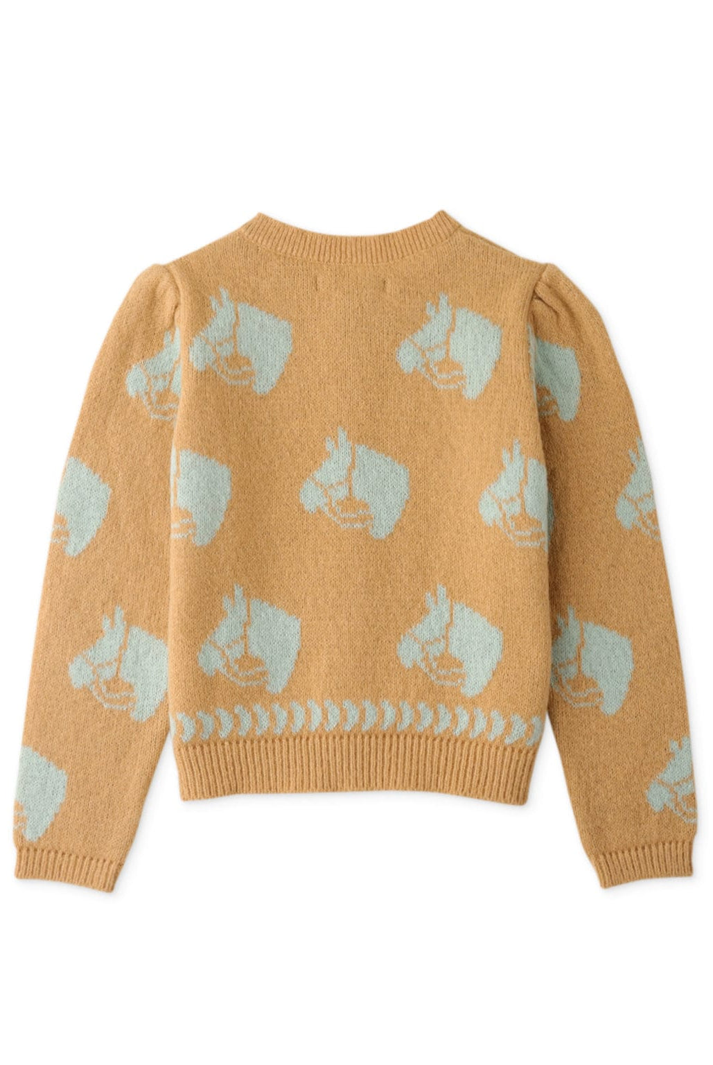 جينجرسنابس كارديجان بناتي صوف منسوج بني