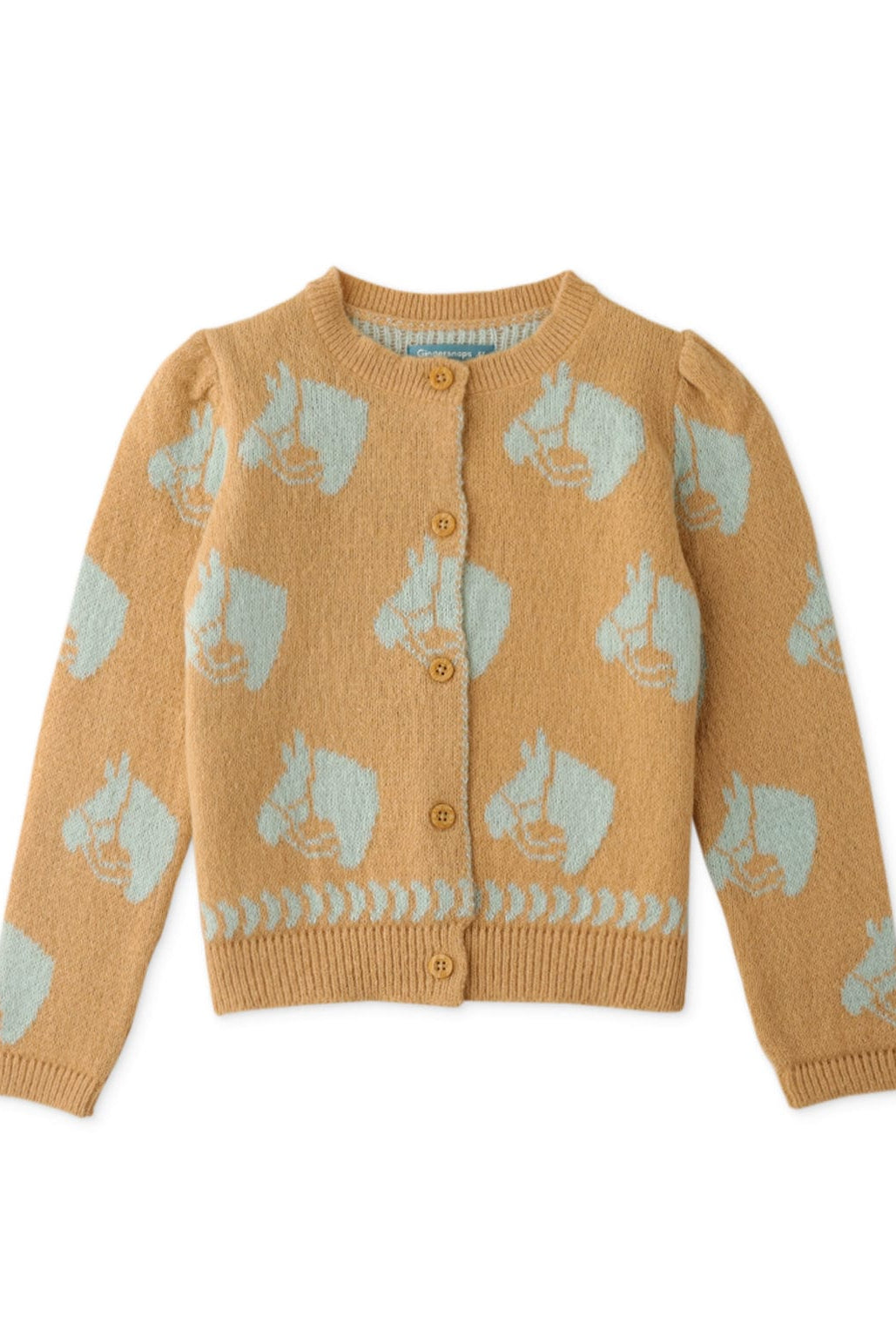 جينجرسنابس كارديجان بناتي صوف منسوج بني