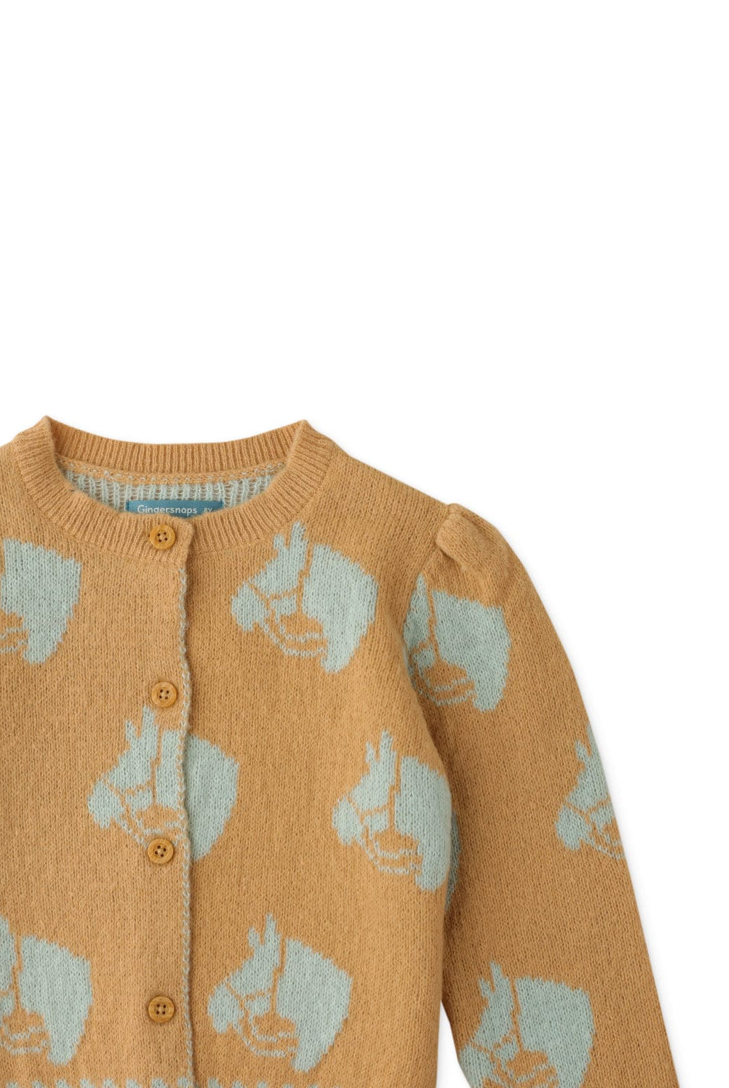 جينجرسنابس كارديجان بناتي صوف منسوج بني