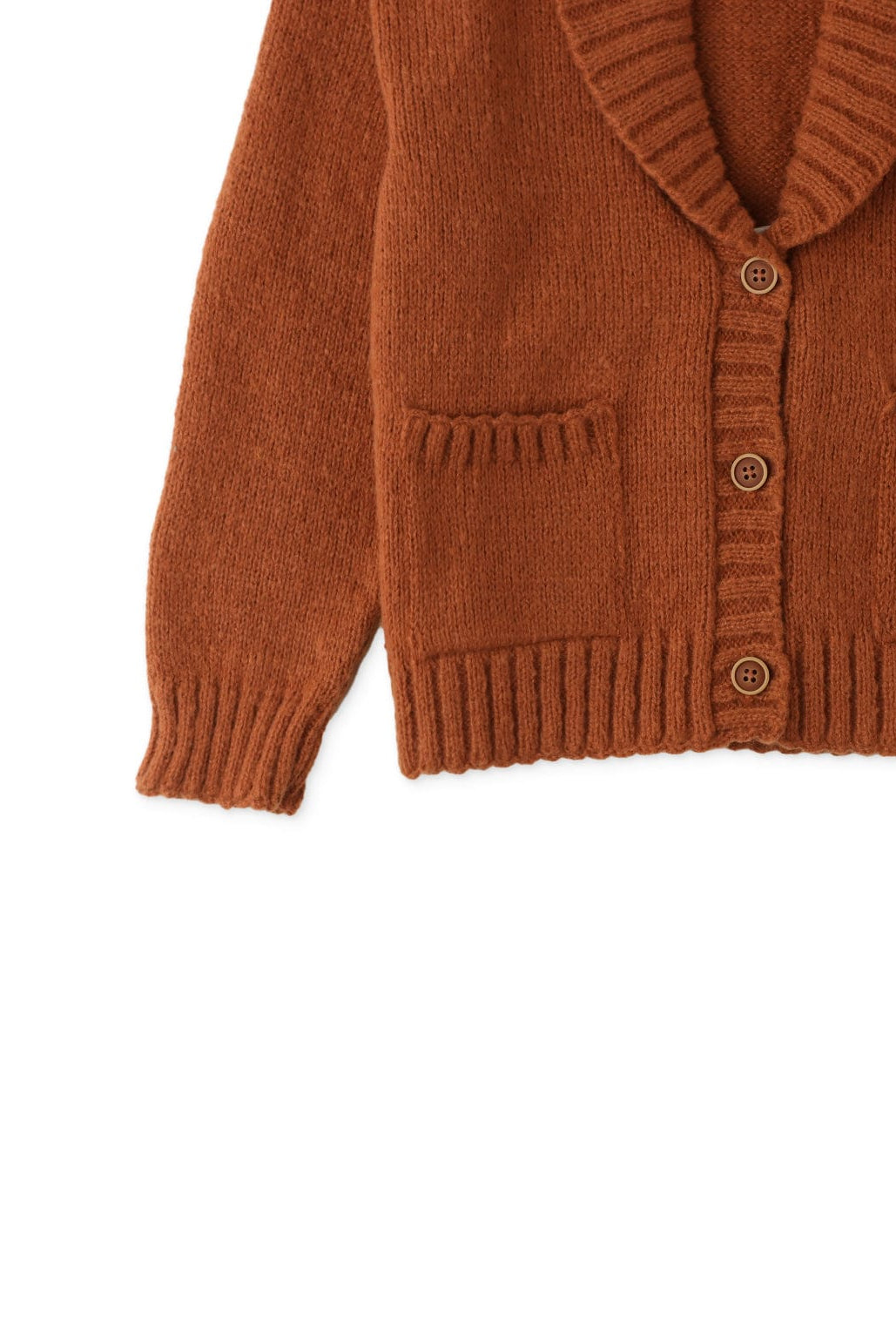 جينجرسنابس كارديجان بناتي منسوج بجيوب أمامية بني