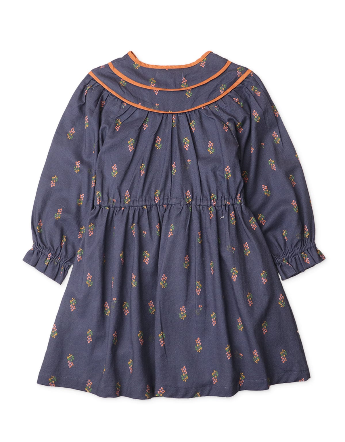 جينجرسنابس فستان بناتي مخصر بنمط مشجر أزرق