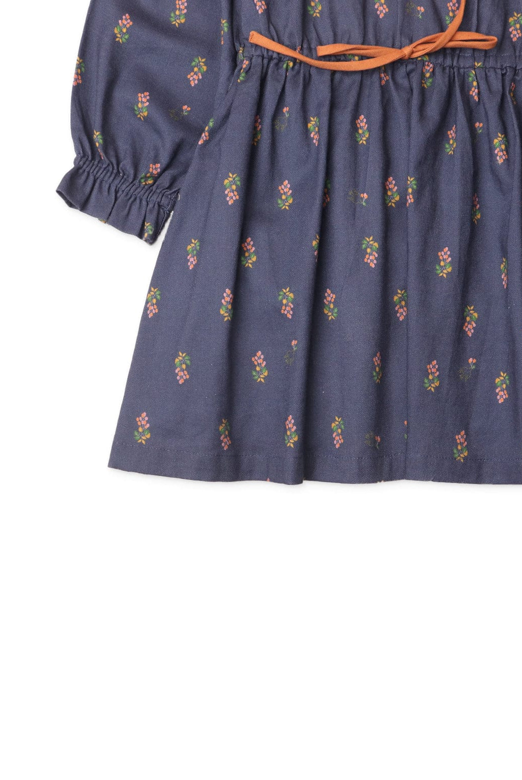 جينجرسنابس فستان بناتي مخصر بنمط مشجر أزرق