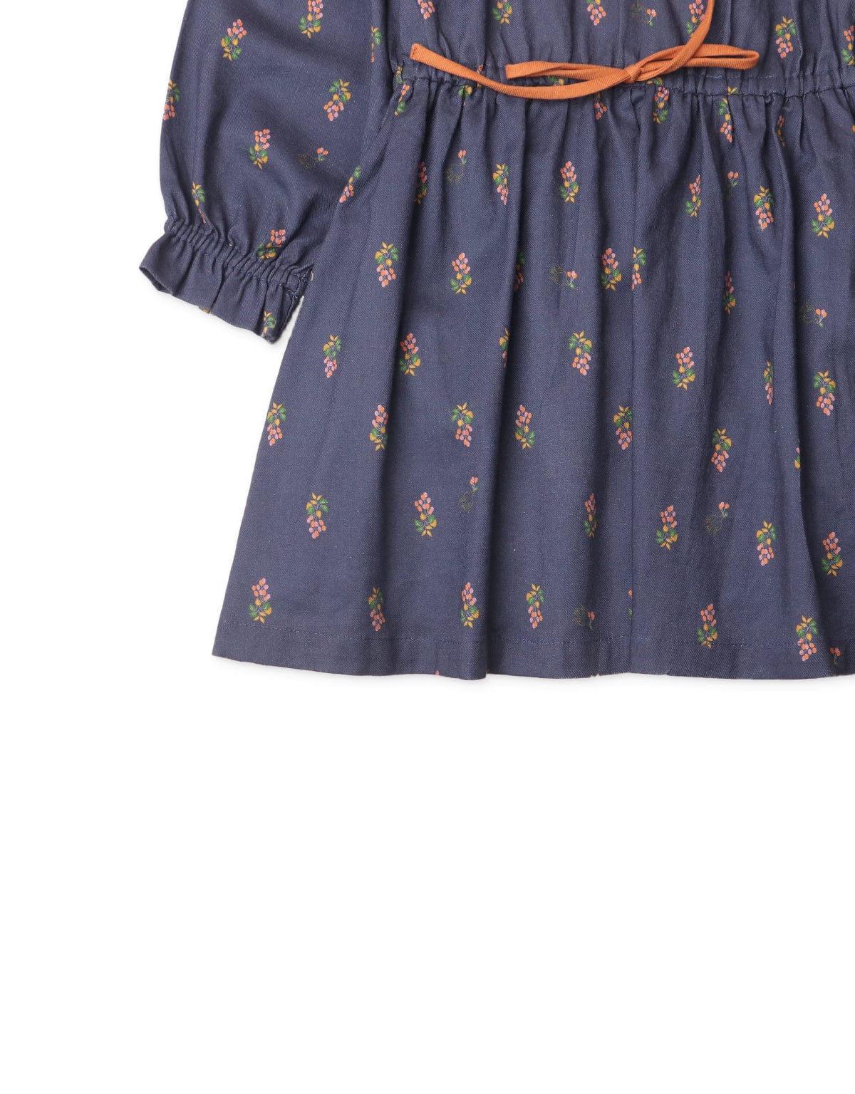 جينجرسنابس فستان بناتي مخصر بنمط مشجر أزرق