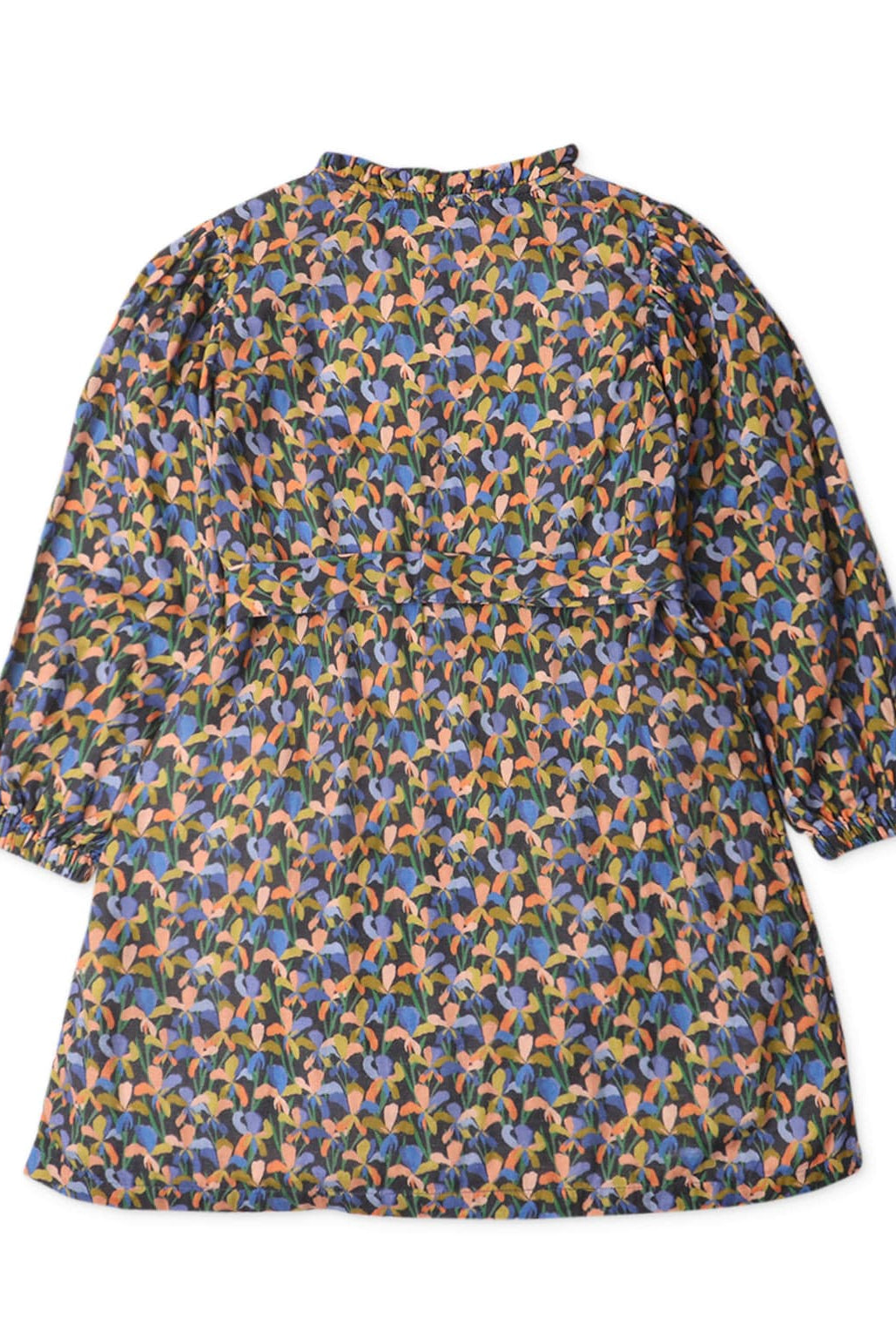 جينجرسنابس فستان بناتي مشجر برباط خصر متعدد الألوان