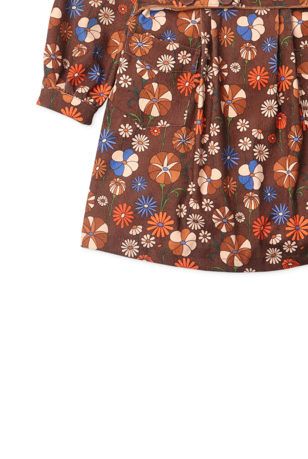 جينجرسنابس فستان أطفال بناتي مشجر بجيوب أمامية متعدد الألوان