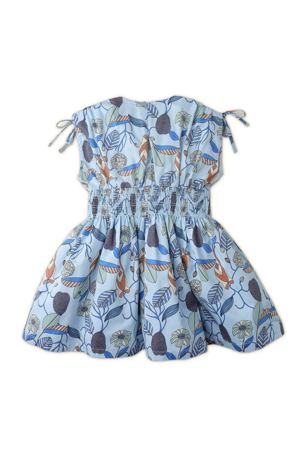 جينجرسنابس فستان بناتي مزخرف مزموم من الخصر كت متعدد الألوان