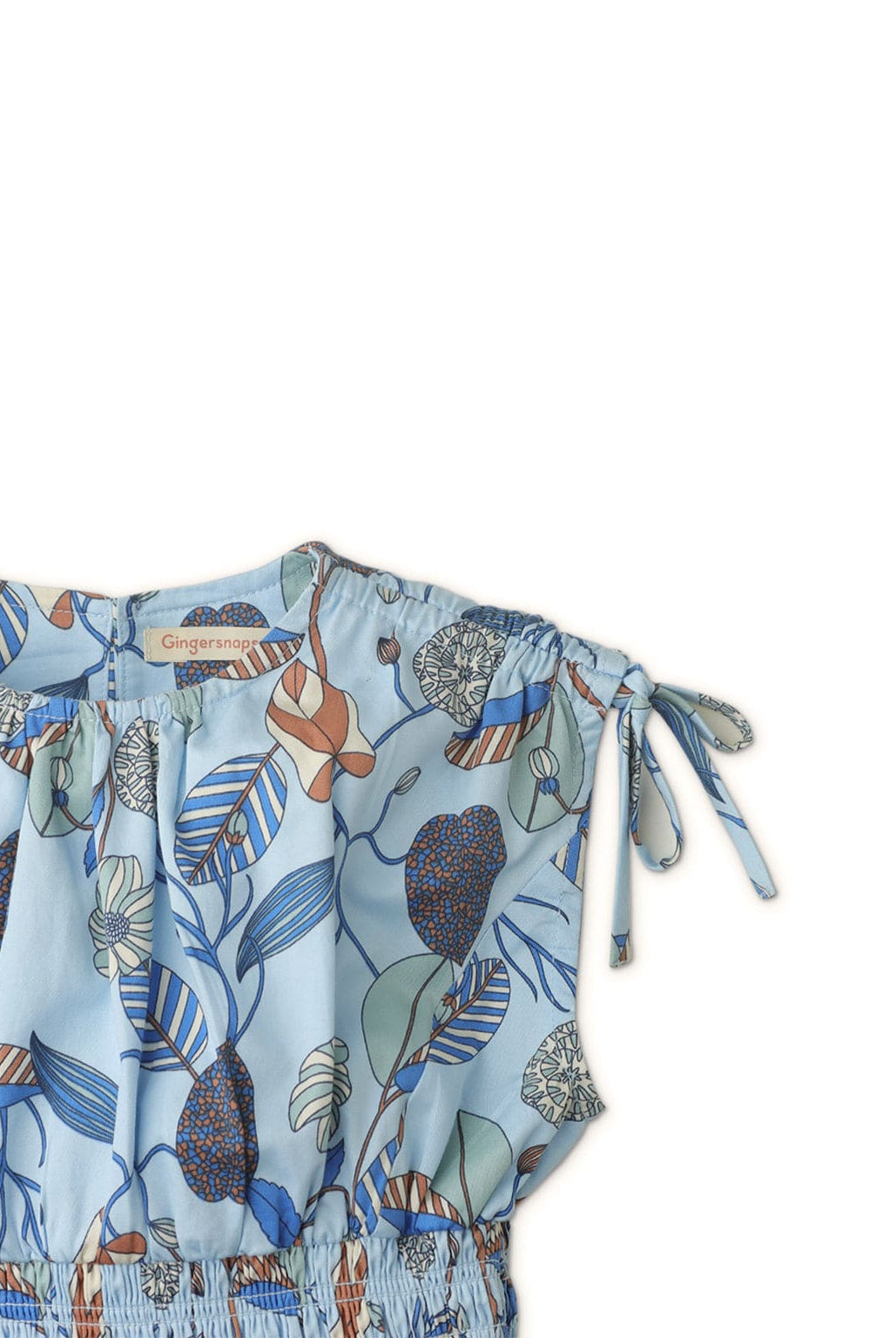 جينجرسنابس فستان بناتي مزخرف مزموم من الخصر كت متعدد الألوان