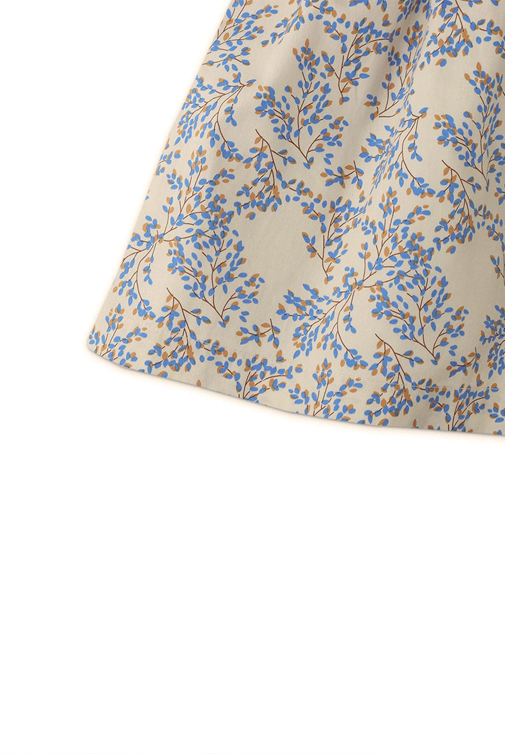 جينجرسنابس فستان بناتي منقوش اورق شجر صغيرة نص كم متعدد الألوان