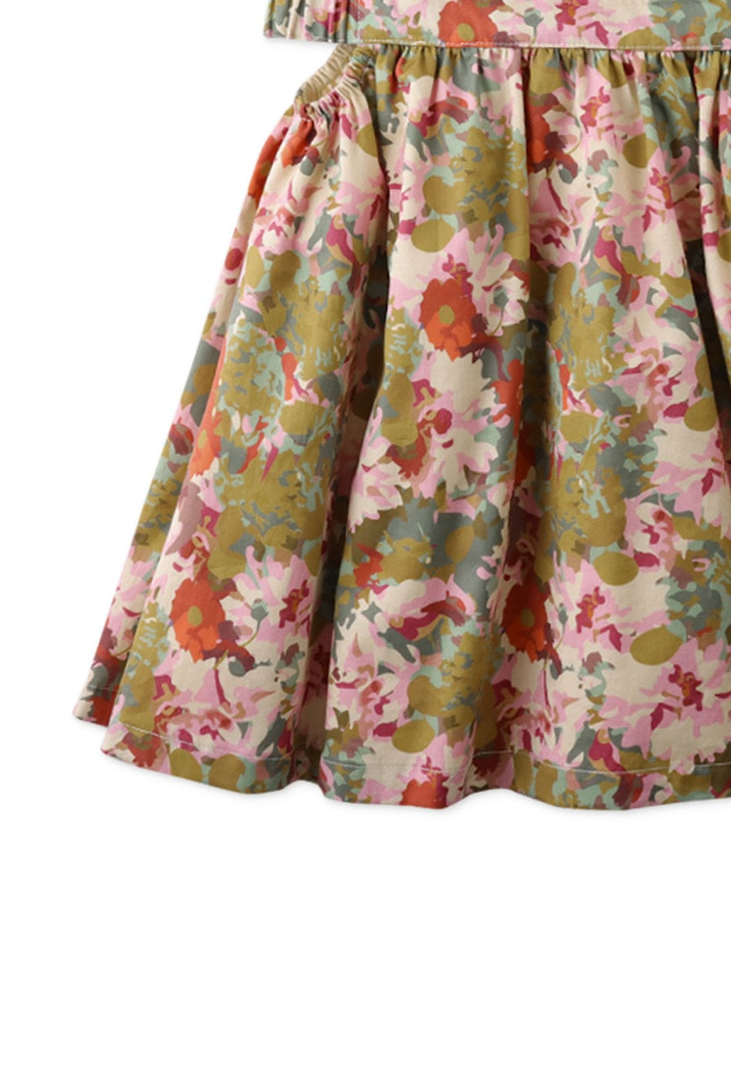 جينجرسنابس فستان بناتي مورد بورد كبير نص كم متعدد الألوان