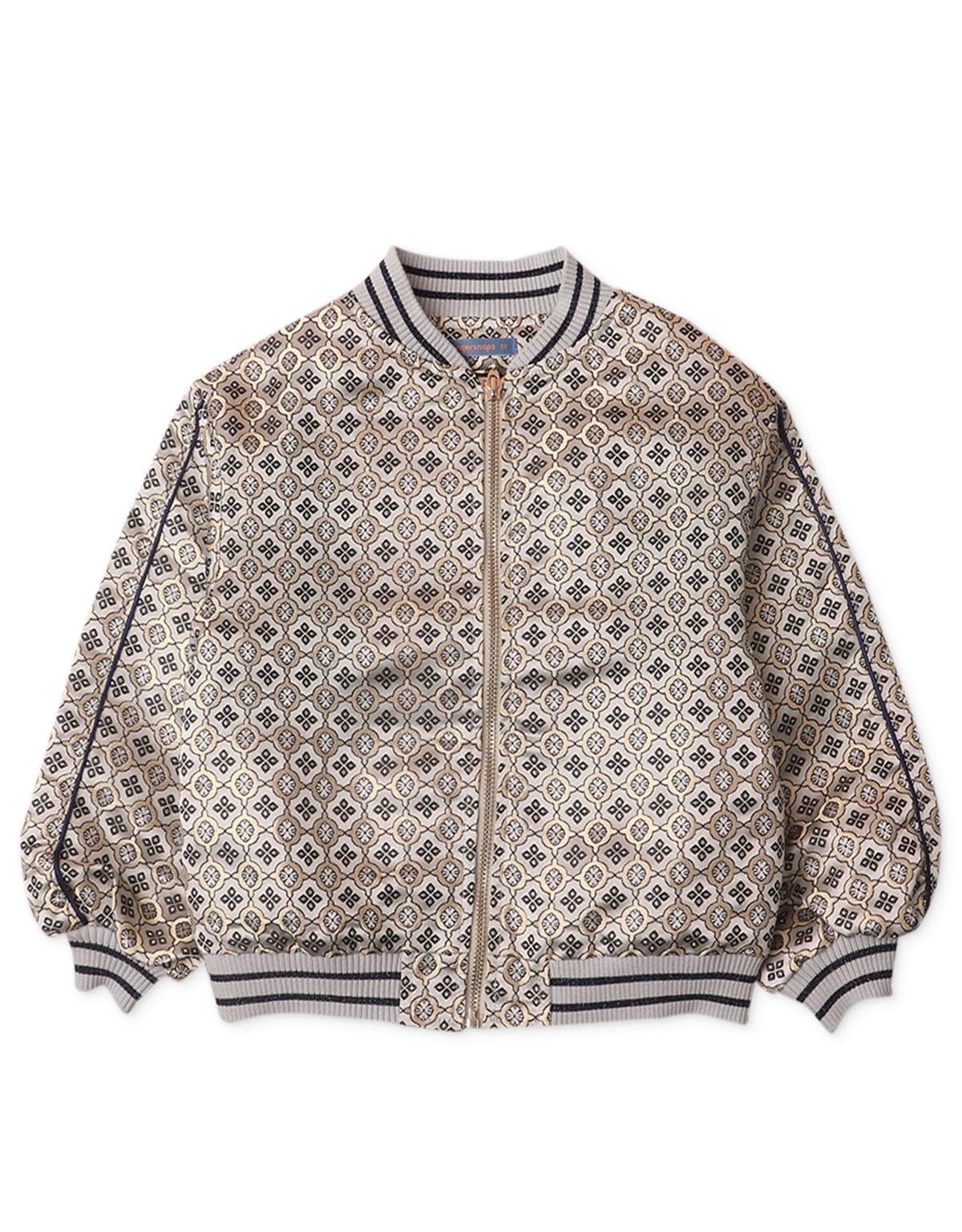 جينجرسنابس جاكيت بناتي مزخرف وياقة واكمام طويلة متعدد الألوان