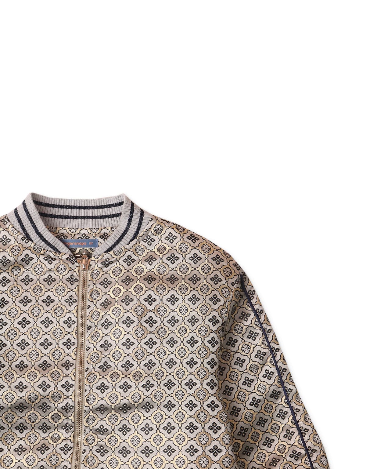 جينجرسنابس جاكيت بناتي مزخرف وياقة واكمام طويلة متعدد الألوان