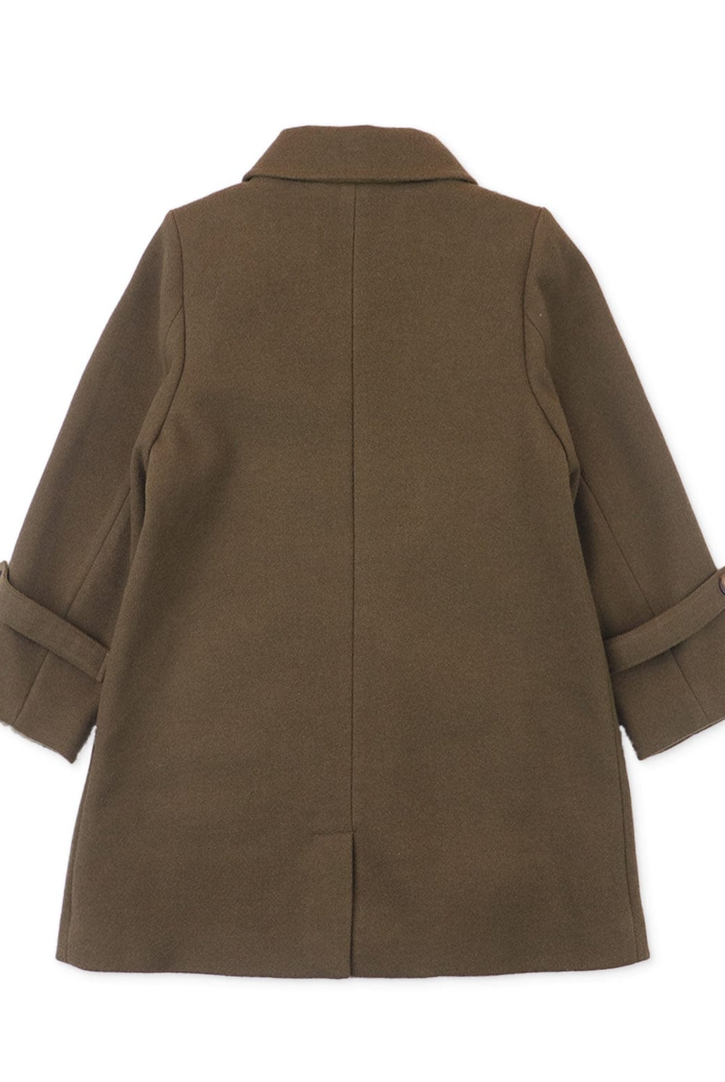 جينجرسنابس جاكيت بناتي طويل بأزرار أمامية أخضر