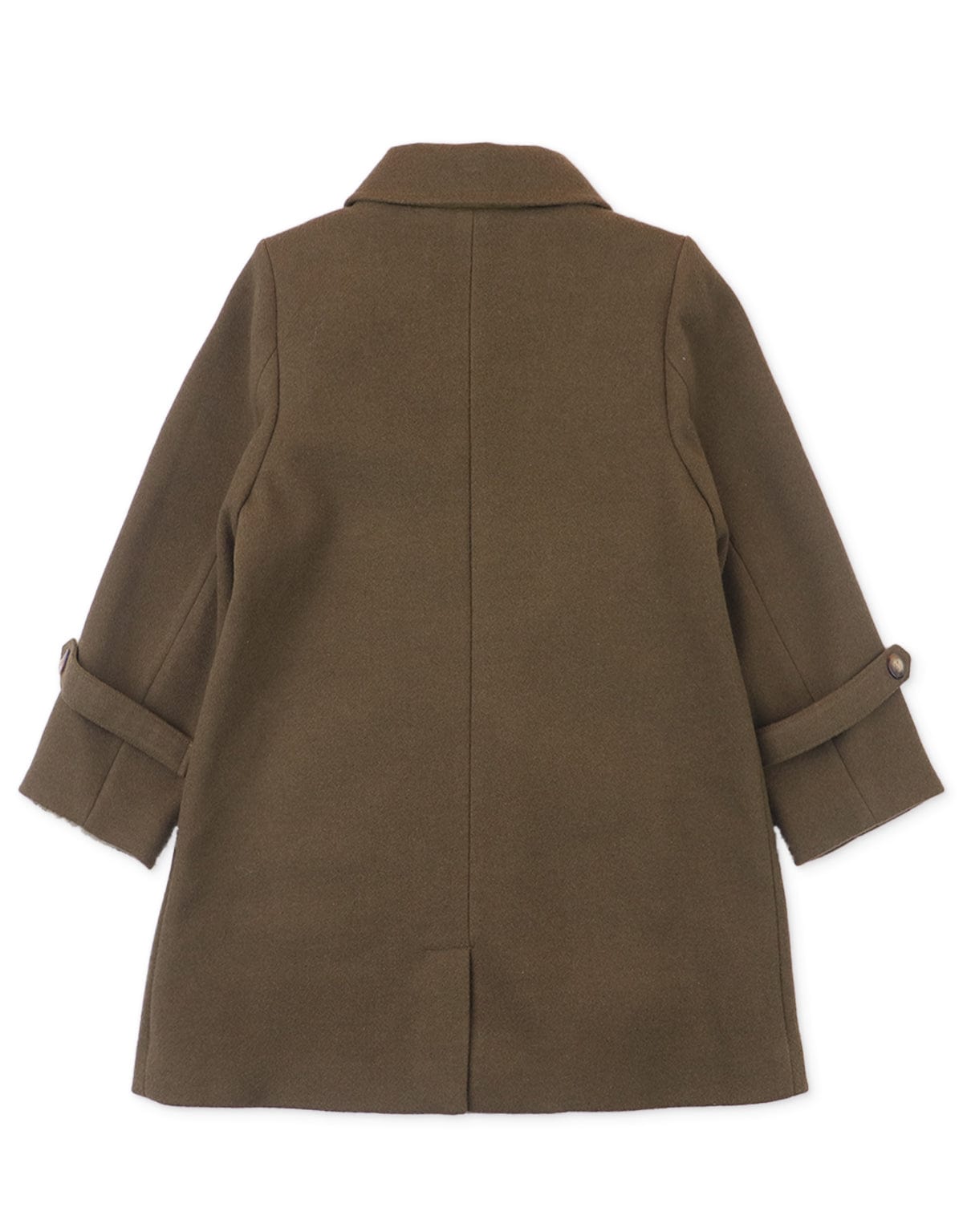 جينجرسنابس جاكيت بناتي طويل بأزرار أمامية أخضر