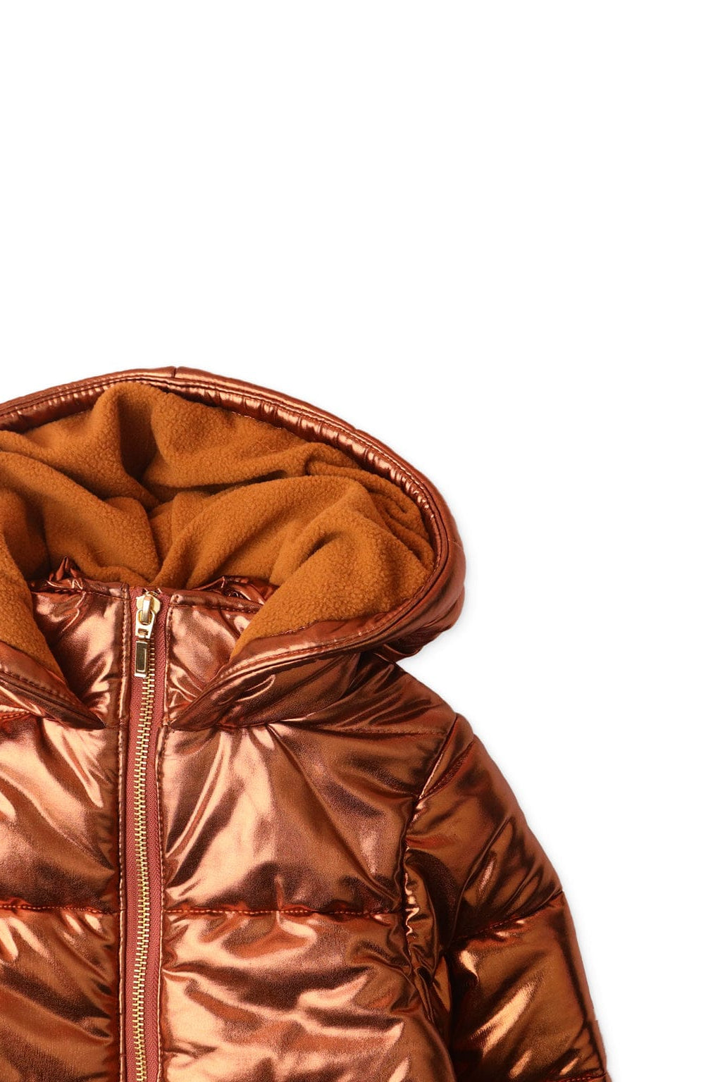 جينجرسنابس جاكيت بناتي لامع بهودي معدني