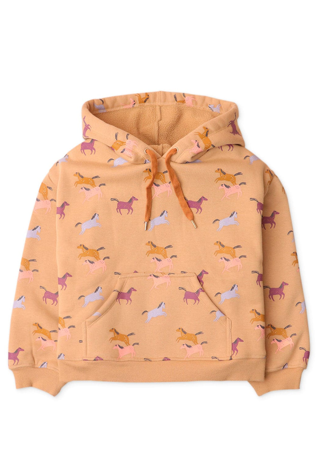 جينجرسنابس هودي بناتي مطبوع بنمط حيوانات متعدد الألوان