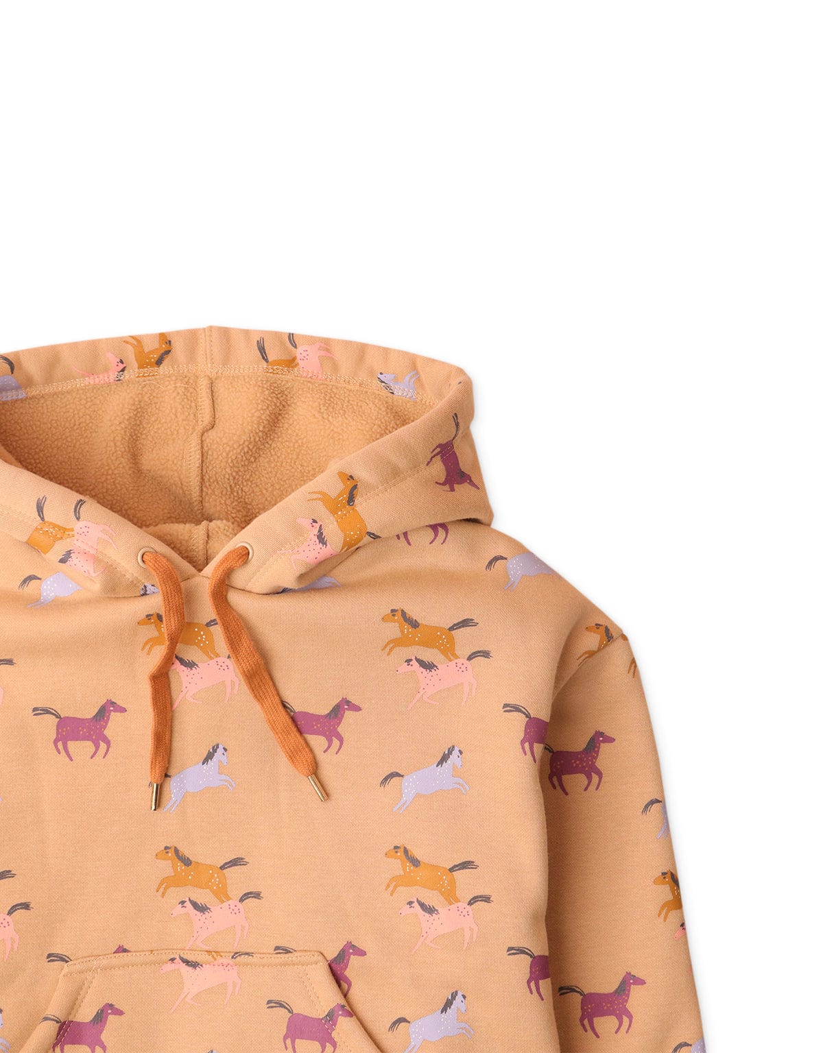 جينجرسنابس هودي بناتي مطبوع بنمط حيوانات متعدد الألوان