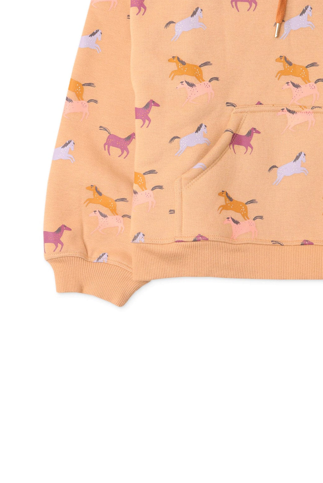 جينجرسنابس هودي بناتي مطبوع بنمط حيوانات متعدد الألوان