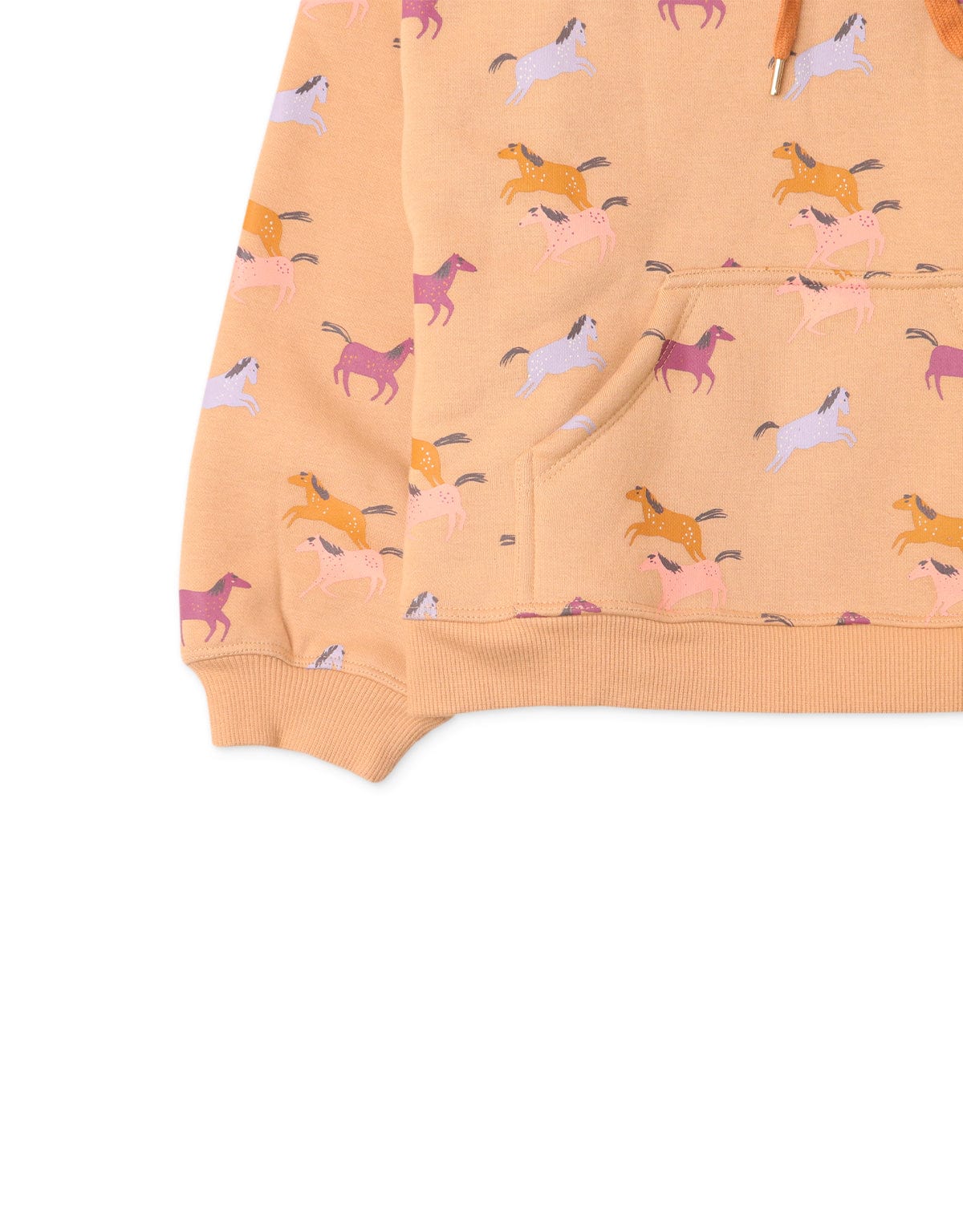 جينجرسنابس هودي بناتي مطبوع بنمط حيوانات متعدد الألوان