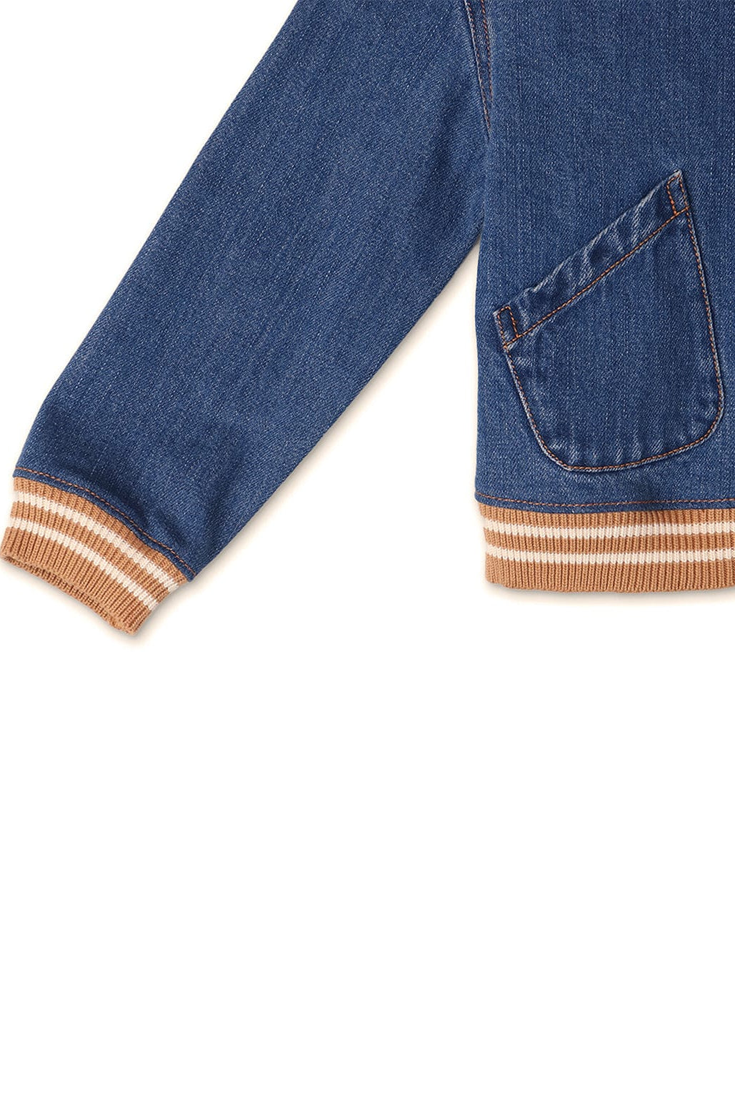 جينجرسنابس جاكت بناتي بجيوب أزرق