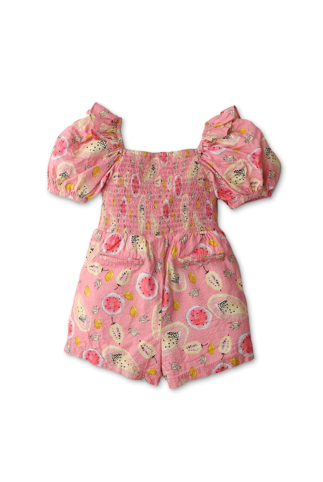 جينجرسنابس جمبسوت بناتي منقوش نقشة فواكه وردي