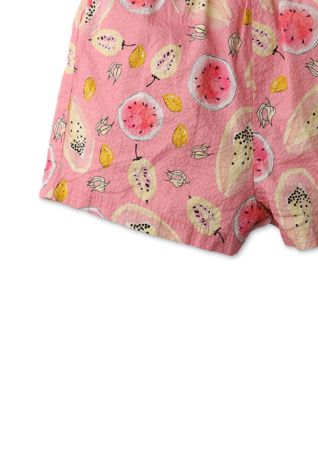 جينجرسنابس جمبسوت بناتي منقوش نقشة فواكه وردي